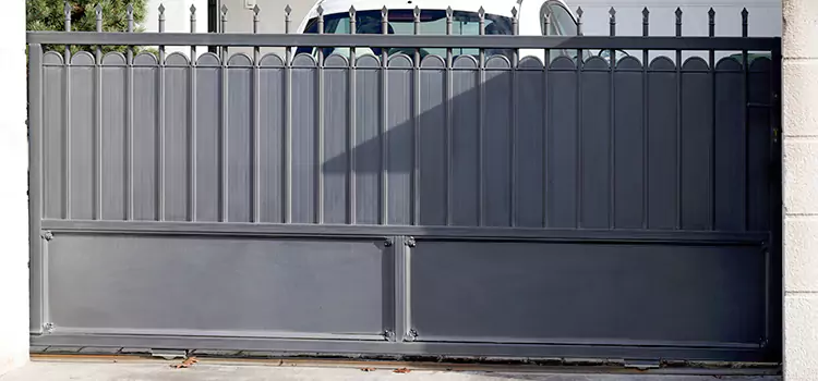 Metal Driveway Gate Installation Brigham City